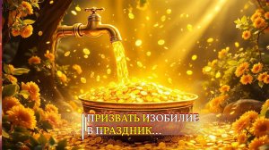 ПРИЗВАТЬ ИЗОБИЛИЕ В ПРАЗДНИК..СИЛЬНЫЙ РИТУАЛ