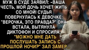 Я ПЛАКАЛ, ЧИТАЯ! МУЖ В СУДЕ: "ДОЧЬ СО МНОЙ!" ВЕРОЧКА ВКЛЮЧИЛА ДИКТОФОН - ЗАЛ ЗАМЕР!