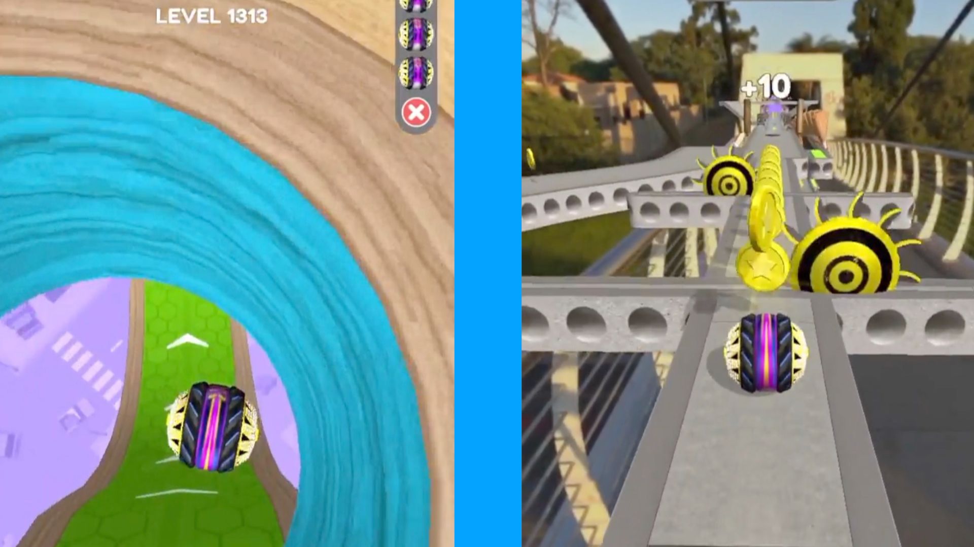 Going balls All Levels Gameplay IOS Android Going Balls level 1313 Speed Run смотреть онлайн