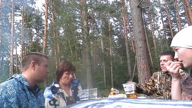 Отдых на Ментовском озере никологорских разрушителей мифов  24 августа 2014 года    3