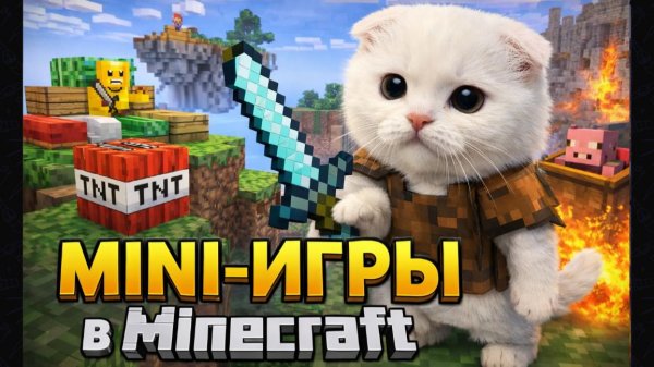МИНИ-ИГРЫ В МАЙНКРАФТ!! CubeCraft