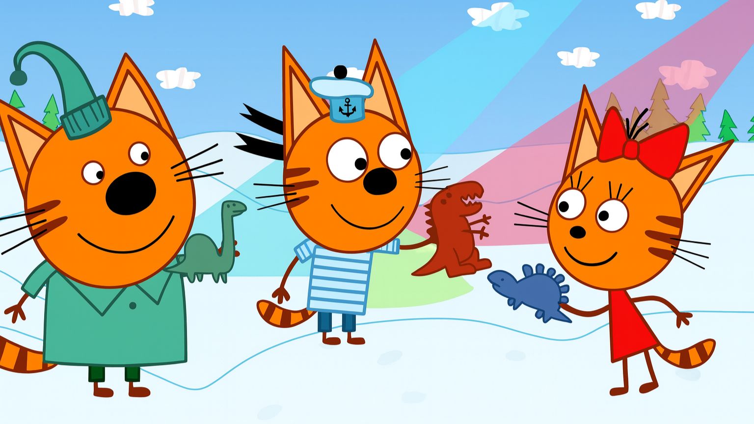 Три Кота — Мультфильм для Детей | Три Кота - Учим цвета| Три Кота Мультик Смотреть |Развивающая Игра смотреть онлайн