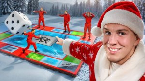 Новогодняя Гигантская Настольная Игра - Масленников, Чернец, Даник, Мустанг и Азамат