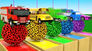 Мультики про машинки - Помогите полицейской машине - Детские стишки и песенки для малышей