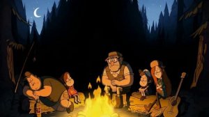 День семьи - Расслабляющая музыка и атмосфера из мультфильма Гравити Фолз