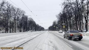 Едем по Екатеринбургу, 1 января 2026 года