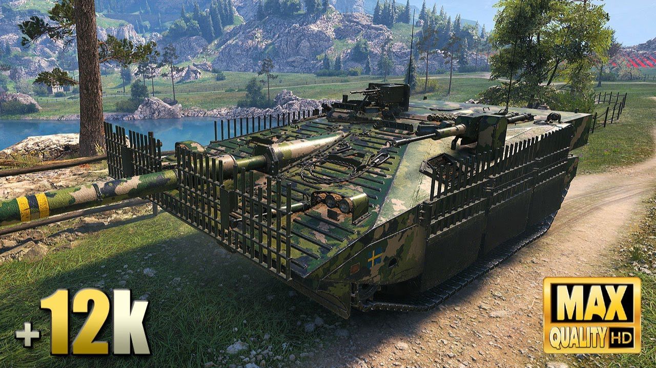 Strv 107-12 Отличная защита вовремя — World of Tanks смотреть онлайн