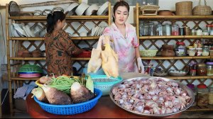 Рецепты приготовления куриных желудков. Ужин для большой семьи. Карри из куриных желудков. Камбоджа