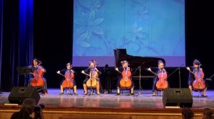 Ансамбль виолончелистов "Концертино"
рук. А. В. Букина, конц. М. А. Бородина
Адажио П. И. Чайковский