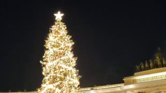 Елка на Дворцовой площади 2026 смотреть онлайн