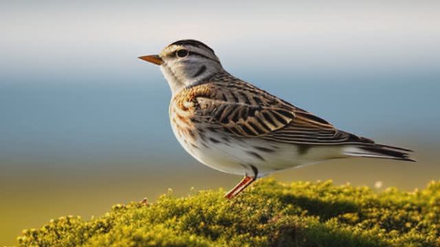 Звук природы. Птицы. Пение птицы Жаворонок на опушке леса смотреть онлайн