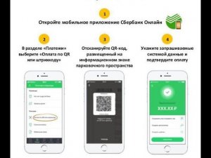Как быстро оплатить по QR с мобильного  приложения Сбербанк