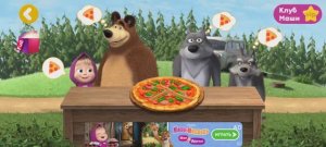 Маша и Медведь Мультфильм Пицца.