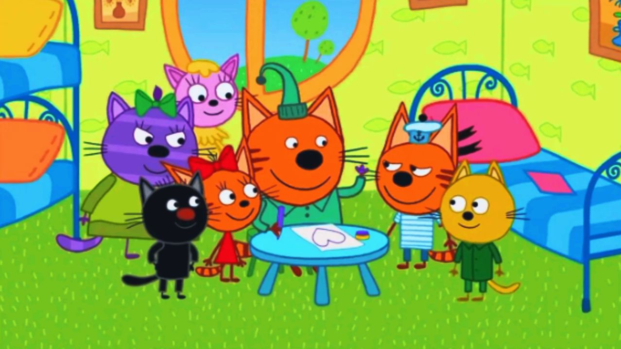 Три Кота | Мультфильм для Детей День с Тремя Котами | Три Кота Смотреть смотреть онлайн