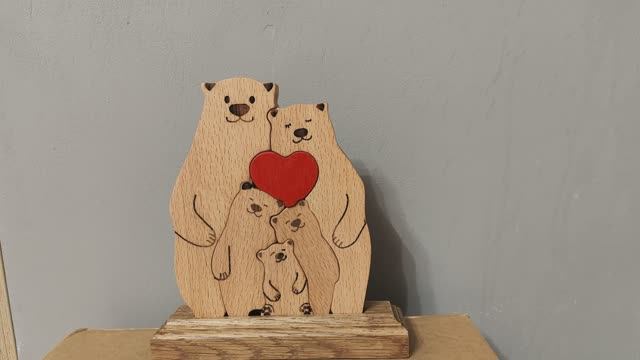 Семья мишек