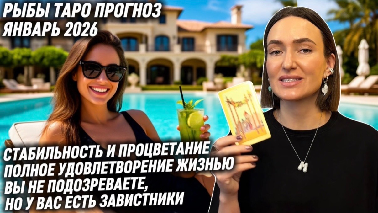 РЫБЫ ♓️ - Таро прогноз на Январь 2026 года. ВЫ УСПЕШНЫ, ПОЭТОМУ У ВАС ЕСТЬ ЗАВИСТНИКИ 👺НО КТО ОНИ?