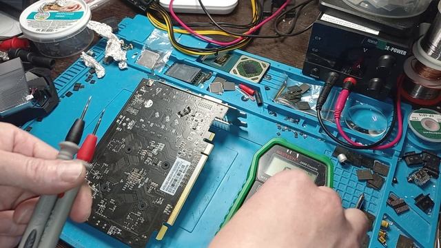 Ремонт видеокарты AFOX RX560 на 4 GB смотреть онлайн