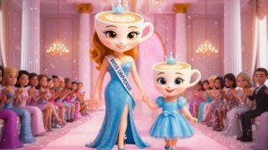 Балерина Капучино первый макияж.