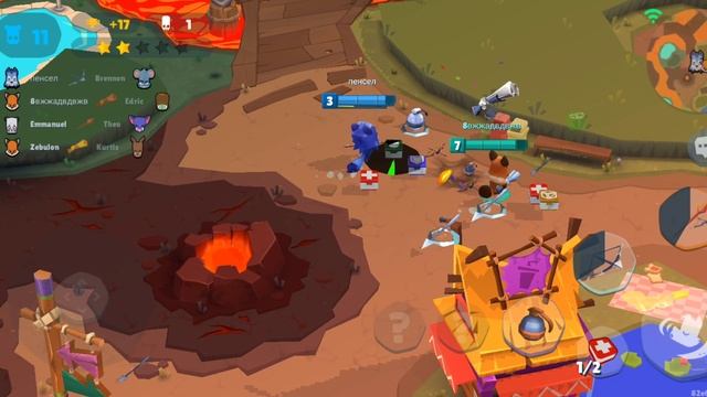 качаем волка на 3 уровень Zooba,играем с другом