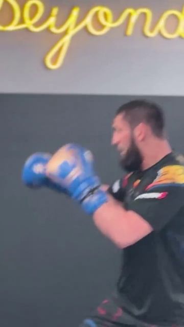 Хамзат Чимаев активно работает над улучшением своей ударной техники ? смотреть онлайн