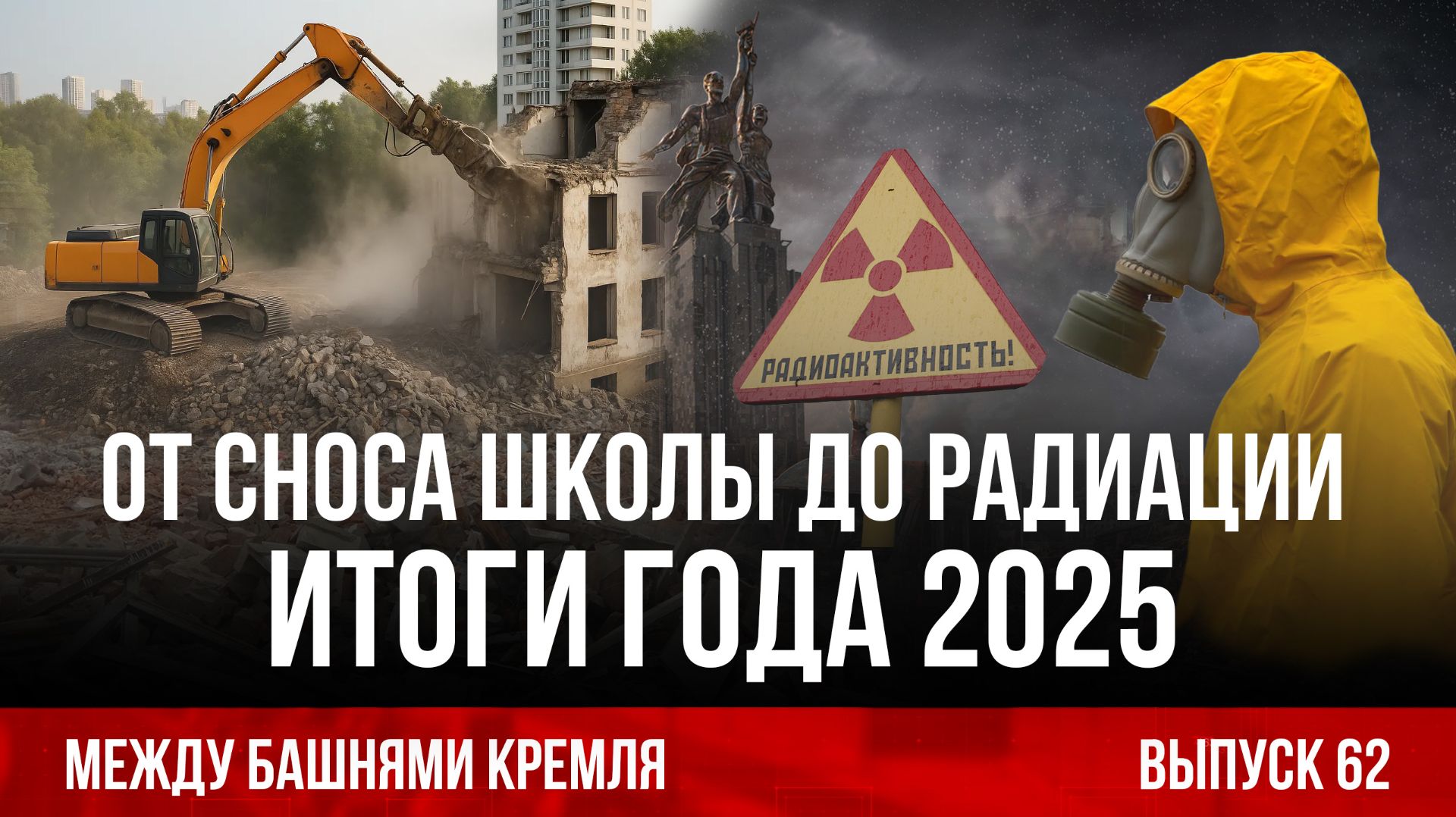 От сноса школы до радиации. Итоги года 2025. Между башнями Кремля 62. смотреть онлайн
