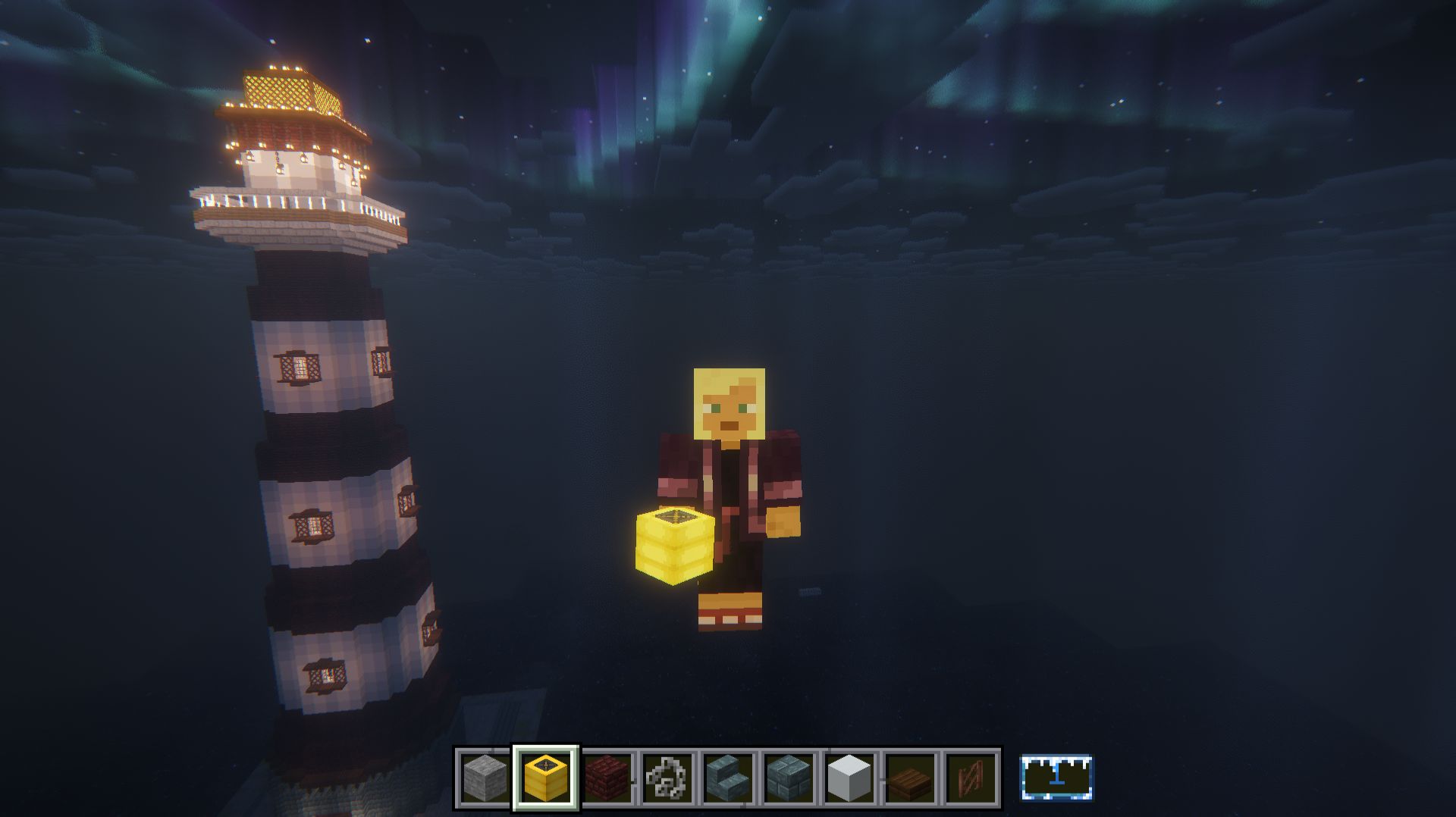 Minecraft мод FreshCraft. Проект строительства города #2 (строим маяк)