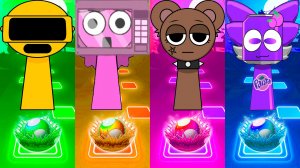 Coffin Dance Спрунки 161 уровень - Мультики про Спрунке | МУЛЬТФИЛЬМЫ SPRUNKI в Tiles Hop