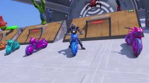 Смотри! МАШИНКИ‑СУПЕРГЕРОИ мчатся к победе сквозь волны и трамплины! 🏎️ 🌊 🌟