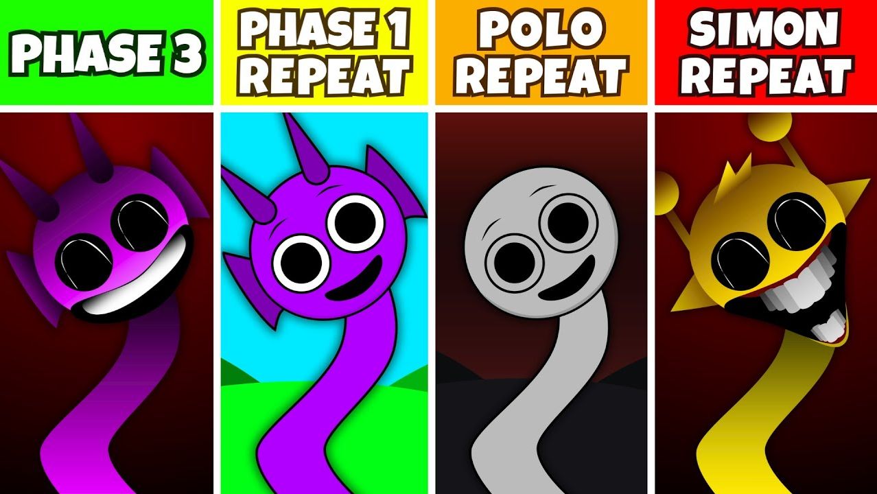 INCREDIBOX SPRUNKI🎵: ФАЗА 1, POLO🦝, SIMON🎩... ПОВТОР!🌀🔁 ЗАЦЫКЛ!🤯✨ смотреть онлайн