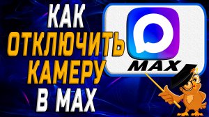 Как отключить камеру в Max
