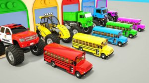 Мультяшки про машинки - Обучающие видео для малышей! Изучаем цвета играя! Развивашки для детей