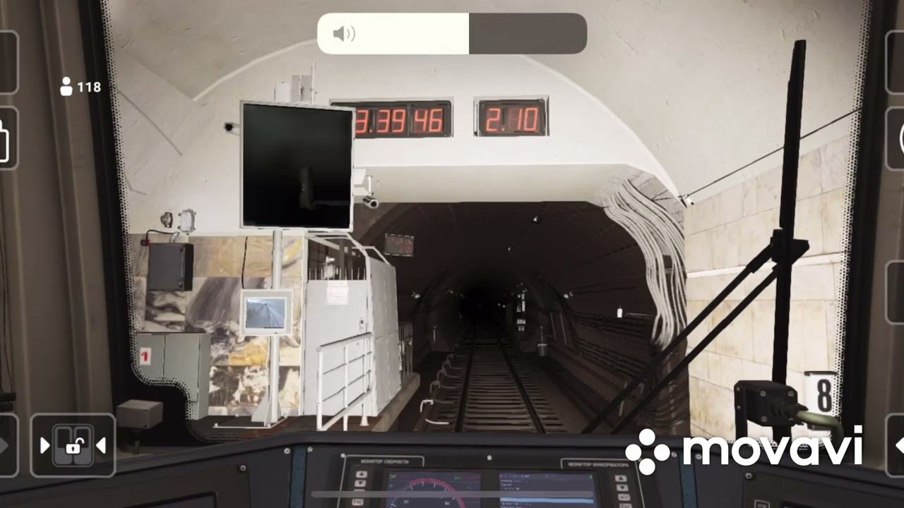 Следование по 43 маршруту Новогириево-Третьяковская в игре Subtransit Drive. смотреть онлайн