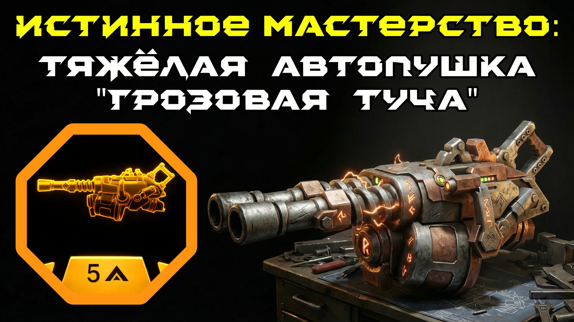 Deep Rock Galactic: Survivor. Истинное мастерство: Тяжёлая автопушка "Грозовая туча". Опасность 5 смотреть онлайн