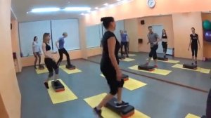 СТЕП АЭРОБИКА СВЯЗКА С РАСКЛАДКОЙ  СТЕП АЭРОБИКА ОБУЧ?