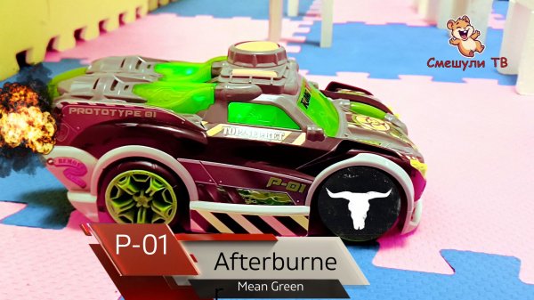 РАЗРУШЕНИЕ ПОСТРОЕК! МАШИНА ГОНОЧНАЯ AFTERBURNER—MEAN GREEN