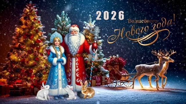 Волшебного Нового года. С Новым 2026 годом. Год Лошади. Новый год. Музыкальное поздравление смотреть онлайн