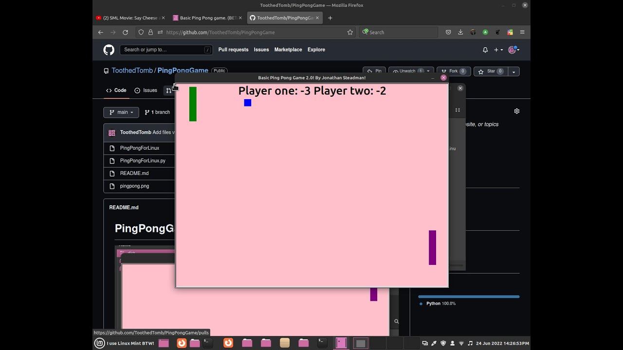 Basic Ping Pong Game 2.0 Is Now HERE! No Longer In BETA.