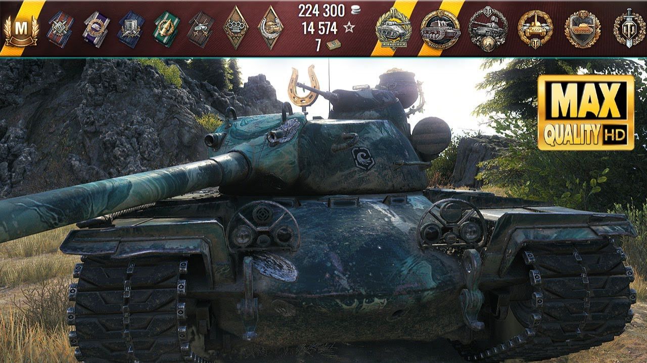 Т110Э5 Медаль Колобанова - World of Tanks смотреть онлайн