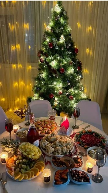 ВСТРЕЧА НОВОГО ГОДА.ПРАЗДНИЧНЫЙ СТОЛ🎄