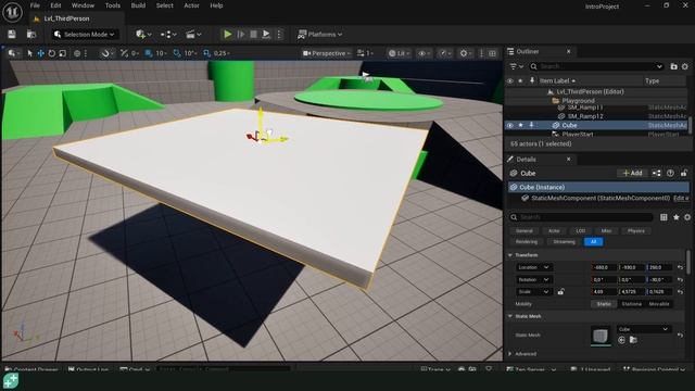 1.5 Moving & Placing Actors смотреть онлайн