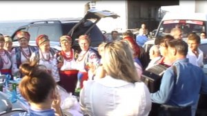 Путешествие на речном пароме СП-2 Каменка-Днепровская - Никополь - Каменка-Днепровская.