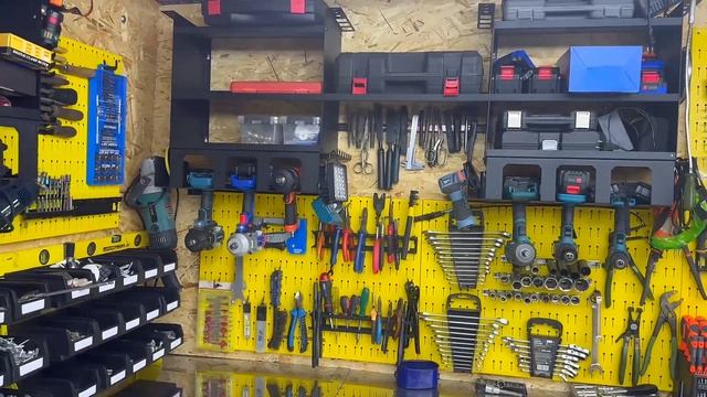 Перфопанели и оснастка для гаража. смотреть онлайн