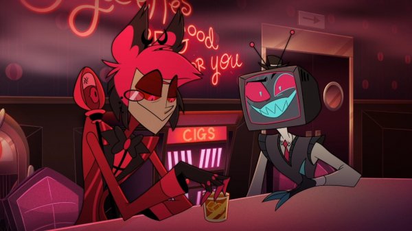 Разговор Аластора и Вокса Отель Хазбин 4 Серия 2 Сезон