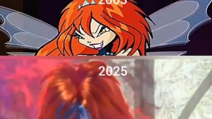 Винкс клуб, сравниваю превращение тёмной Блум из 2второго сезона и из перезапуска