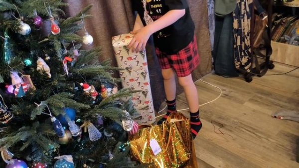 распаковка подарков 1 января 2026 года.