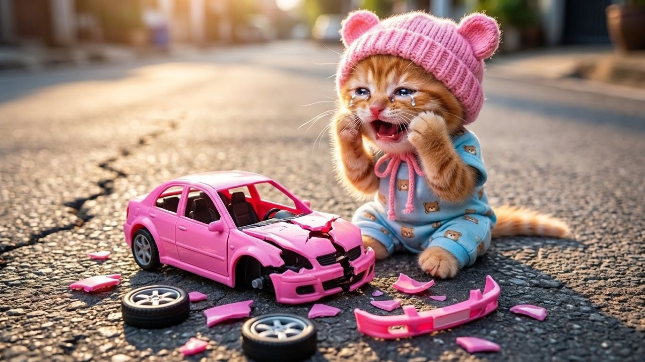 Мультики для детей, котику сломали машинку мультики, видео про котиков/мультик смотреть онлайн