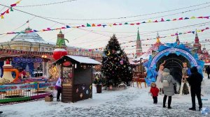 Новогодняя Москва: Ярмарка ГУМ