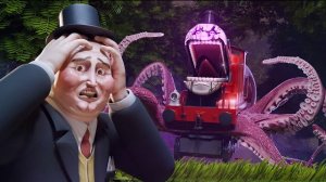 Проклятый Томас и его друг инспектор попадают в западню к монстру поезду