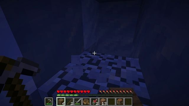 Играю в ледниковом биоме