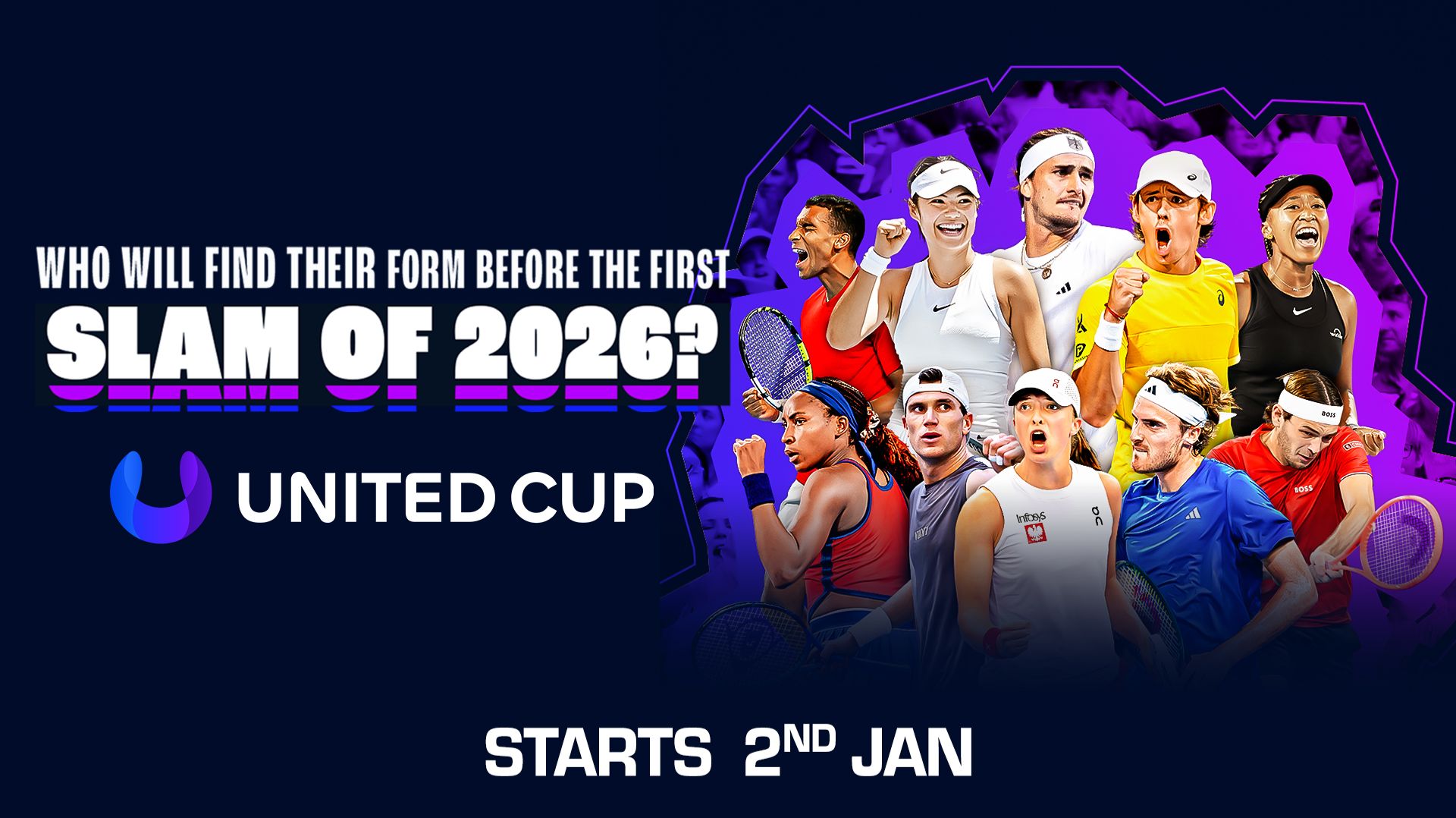 United Cup 2026 Теннис 02.01.2026 Прямая трансляция смотреть онлайн